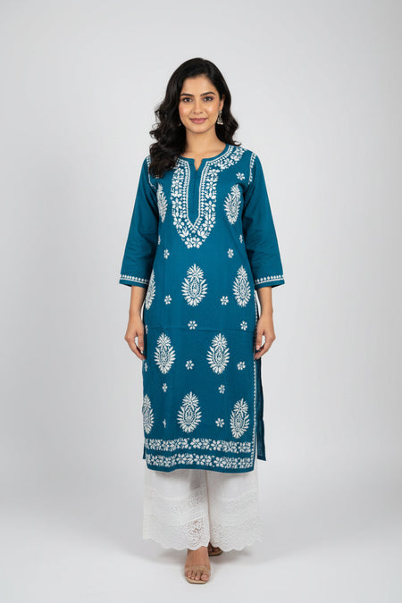 Chikankari Long Tunics