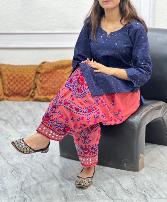 3-Piece Chikankari Pant Set