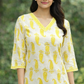 Paisley Block Print Cotton Short Top