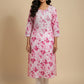 Floral Chikankari Long Tunic