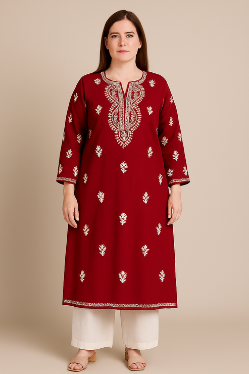 Tunique longue marron