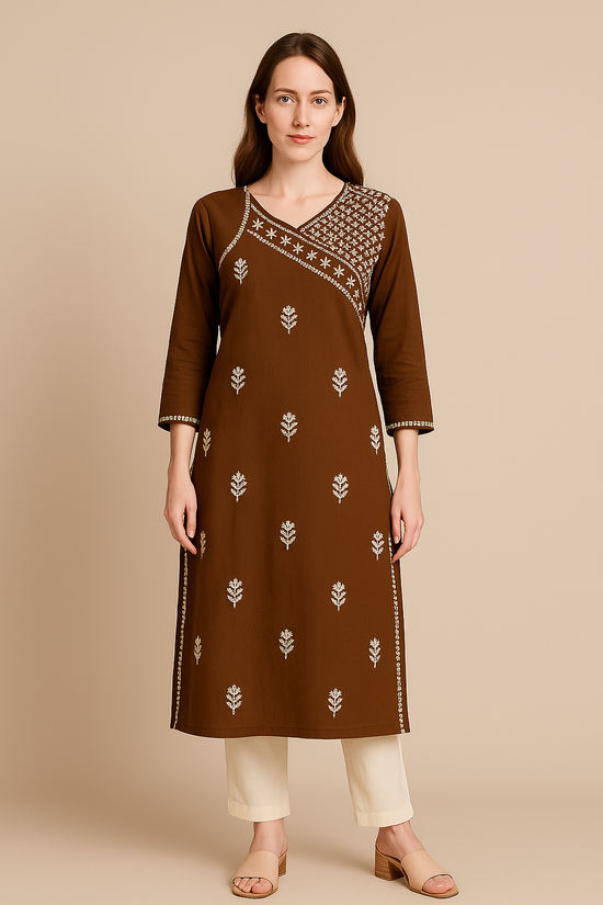 Tunique longue marron
