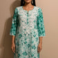 Floral Chikankari Long Tunic