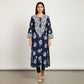 Cotton Straight Chikankari Kurti with Floral Print