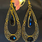 Eclipse Elegance Earrings Gold