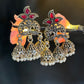 Triloka Jhumkas Red