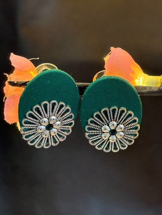 Emerald Bloom Studs