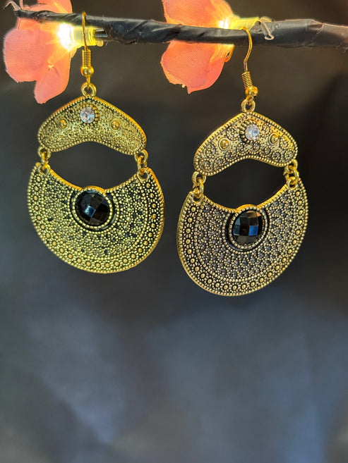 Golden Eclipse Earrings