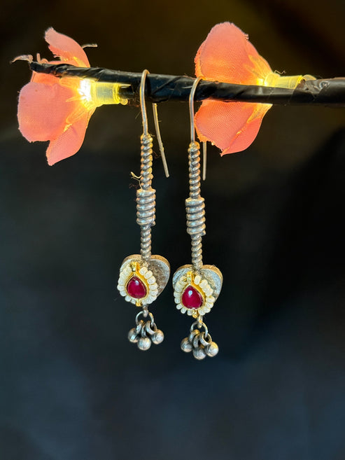 Nazaakat Ruby Earrings