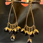 Divya Aansu Earrings Black