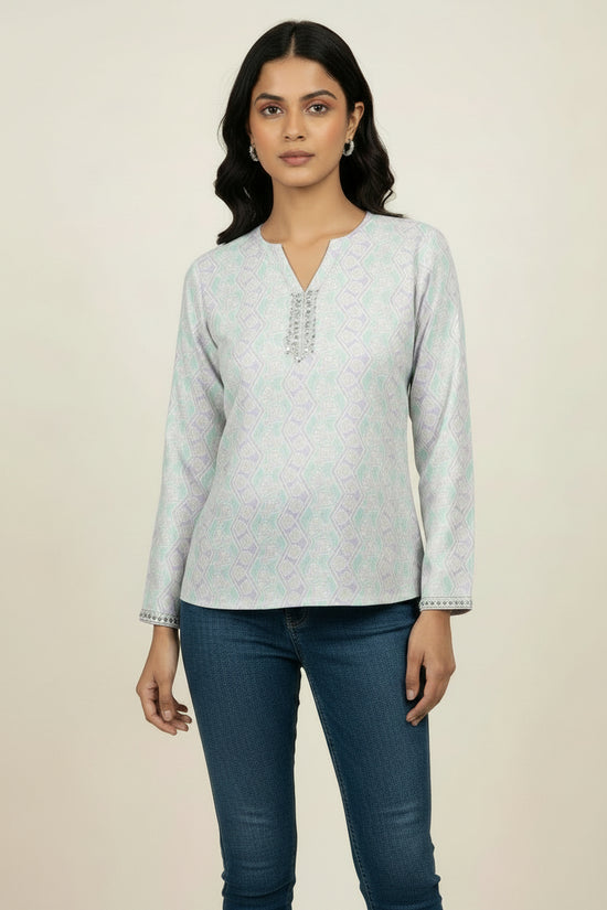 Sky High Short Kurti