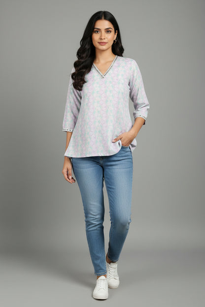 Sky High Short Kurti