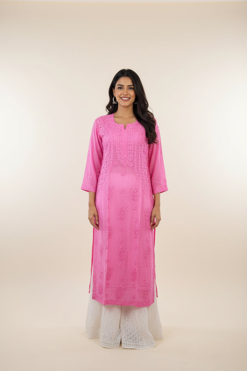 Viscose Mukesh Work Kurti