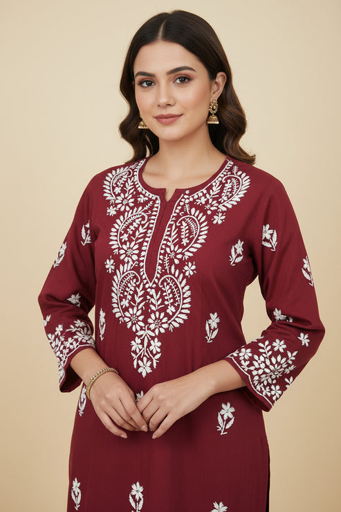 Maroon Long Tunic