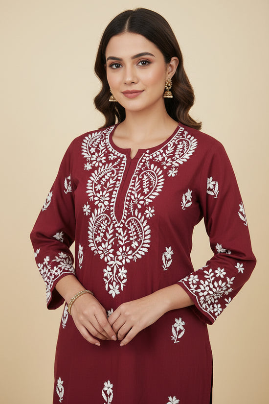 Maroon Long Tunic