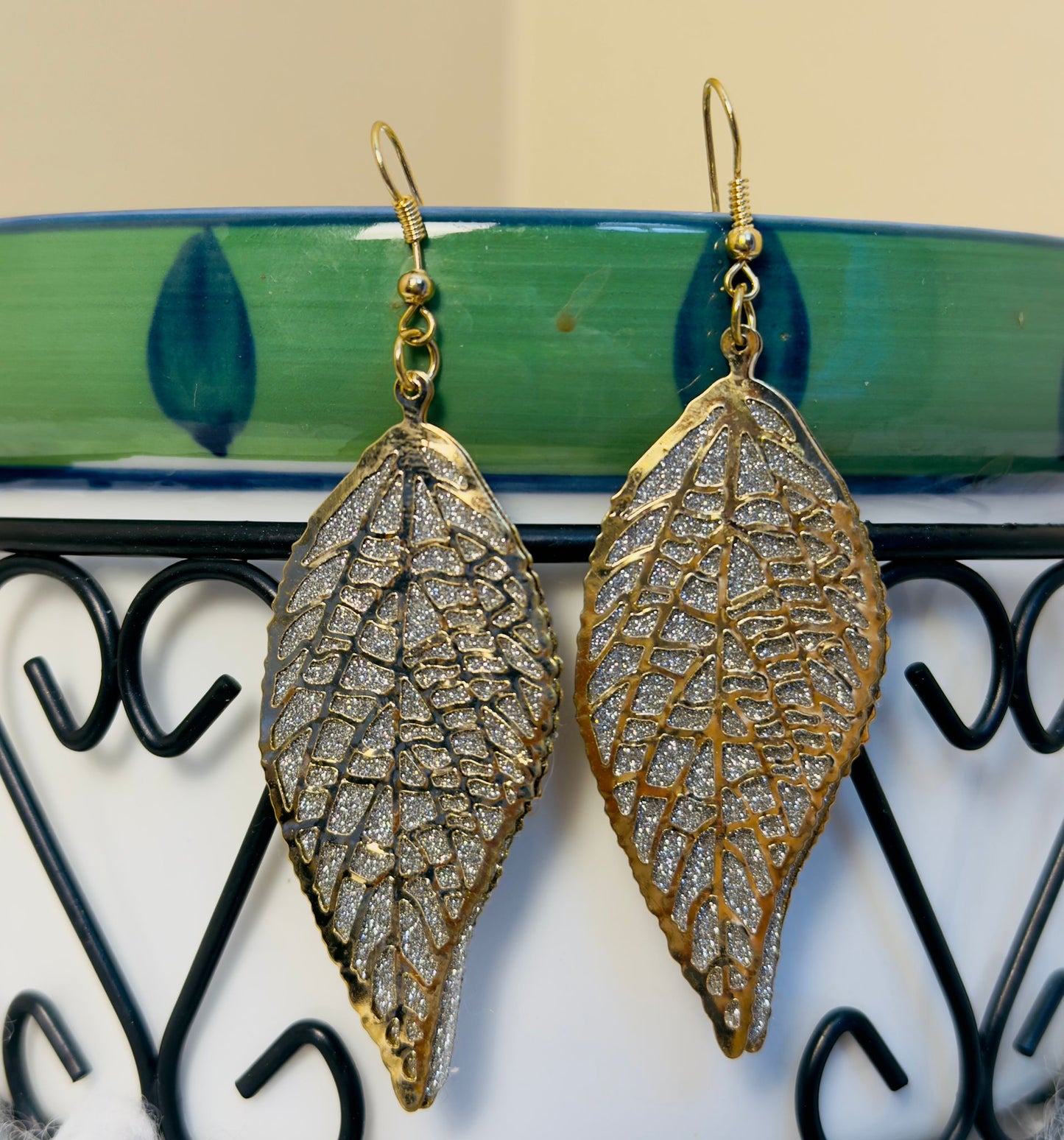 Sunehri Patra Earrings