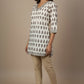Cream Short Cotton Top