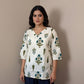 Garden Bloom Cotton Short Top