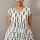 Paisley Petal Sleeveless Short Top