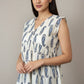 Paisley Petal Sleeveless Short Top
