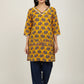 Elephant Print Short Cotton Top