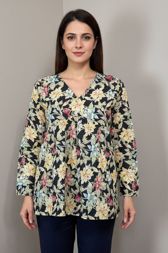 Nerina Bloom Short Cotton Top