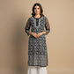 Georgette Panal Jaal Kurti