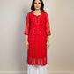 Georgette Panal Jaal Kurti