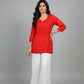Muslin Short Chikankari Kurti