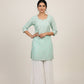 Muslin Short Chikankari Kurti
