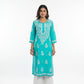 Modal Long Chikankari Kurti