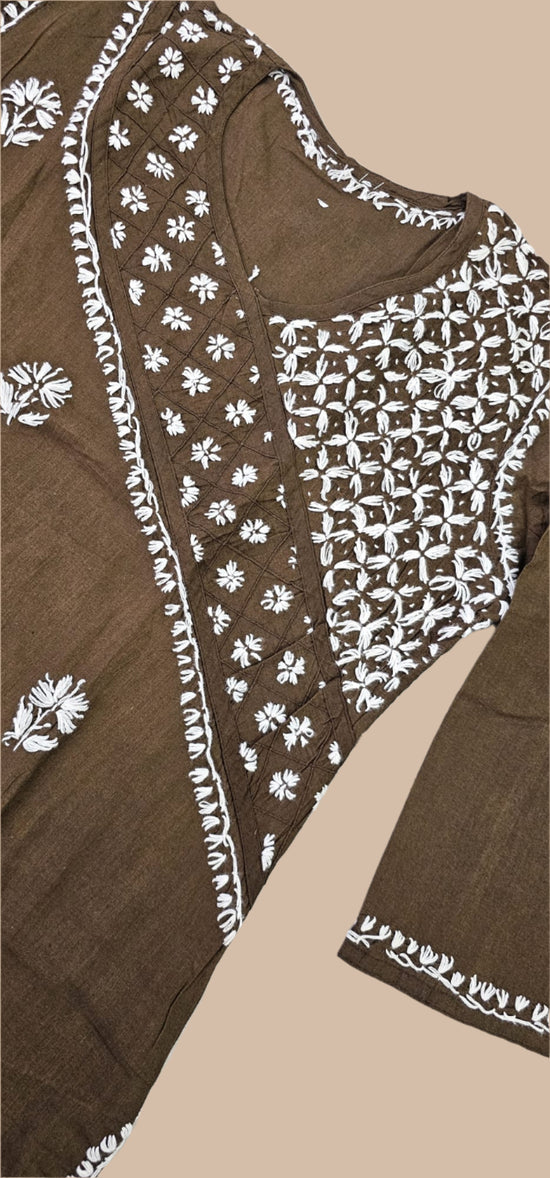 Tunique longue marron