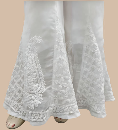 Sharara Pants White One size