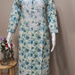 Mul Cotton Floral Chikankari Tunic Green 40