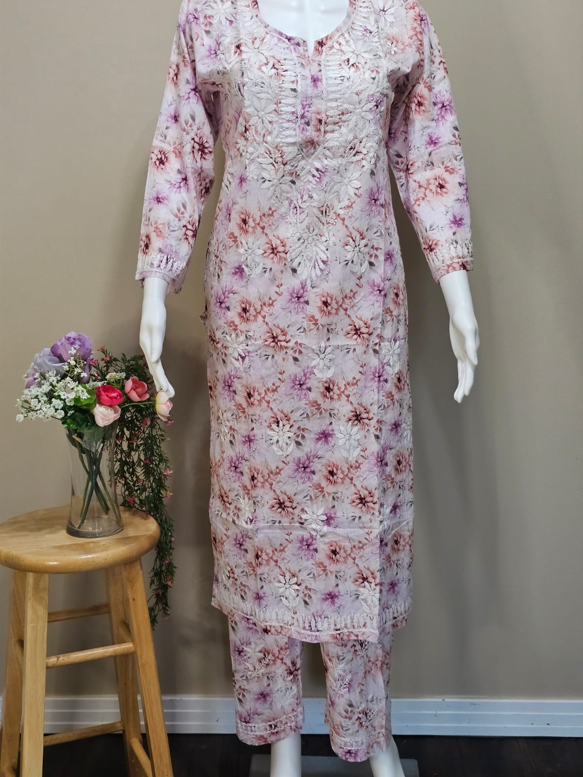 Co-ord Chikankari Set