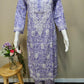 Co-ord Chikankari Set Light Purple