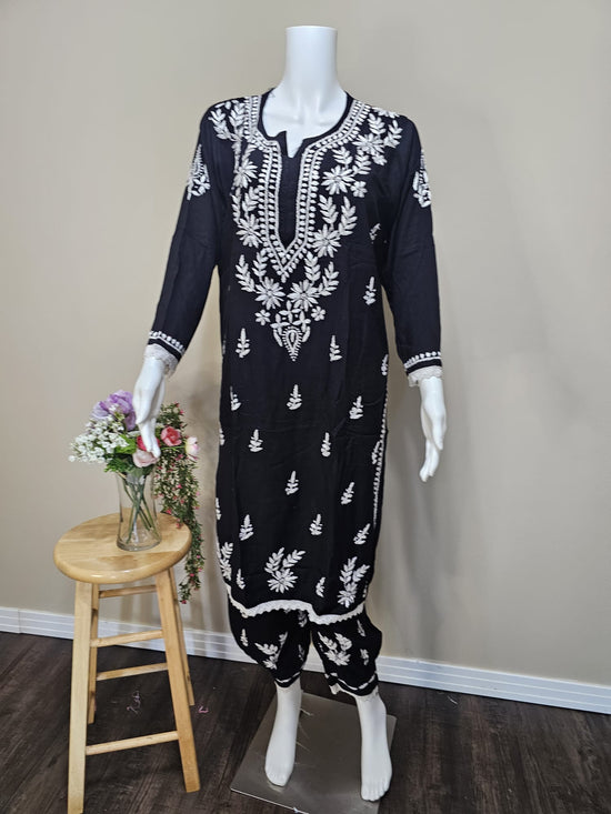 Ensemble pantalon afghan en rayonne