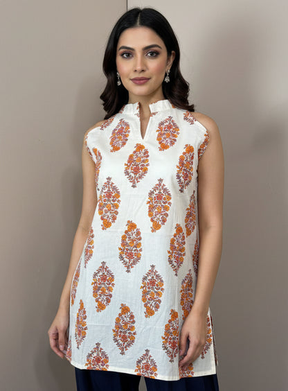 Aarvi Sleeveless Short Top