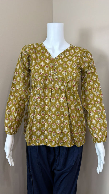 The Gulshan Cotton Short Top