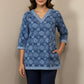 Indigo Design Short Top