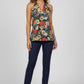Floral Halter Strap Cotton Top