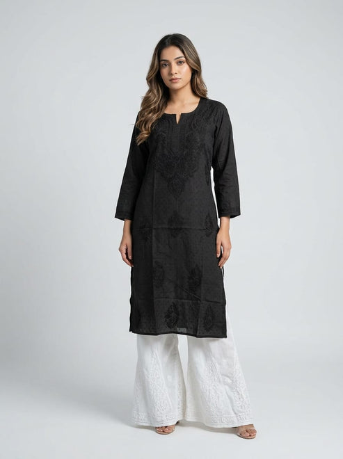 Cotton Simple Chikankari Tunic