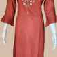 Brown Ethnic Long Tunic