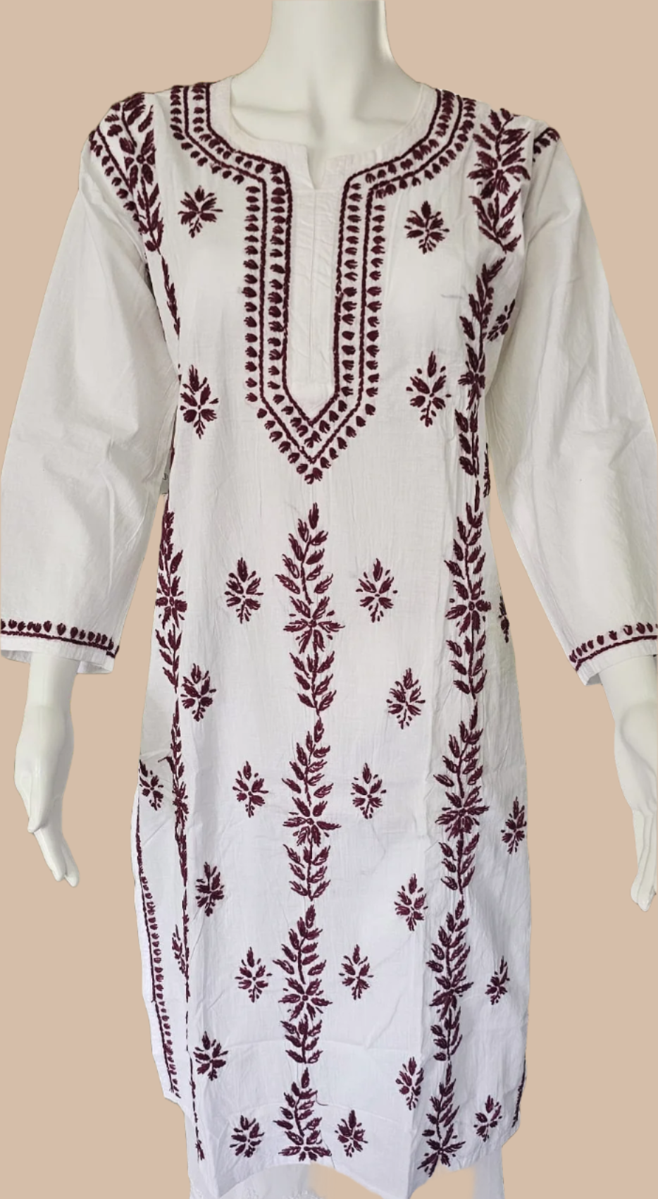 Tunique longue blanche