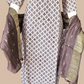Brown & Cream Three Piece Tunic Set