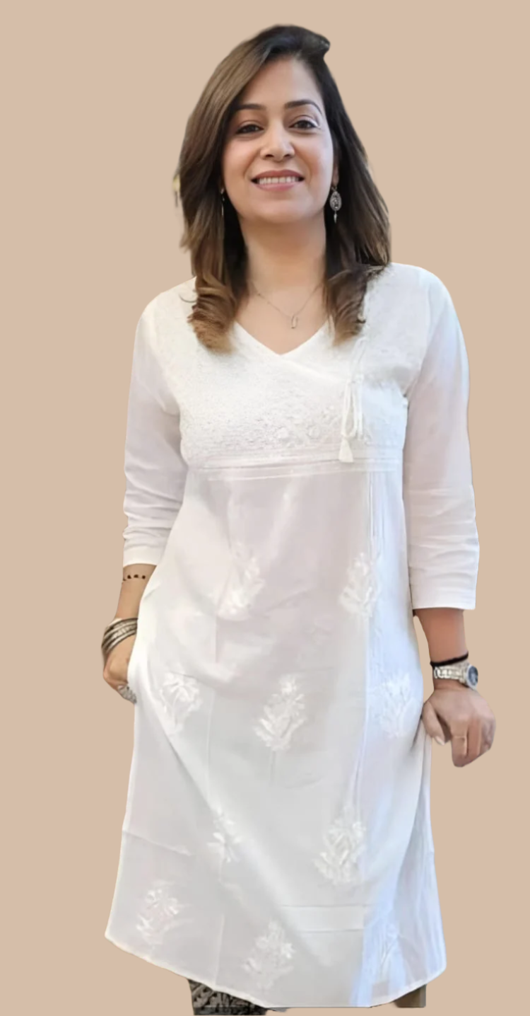 Tunique longue blanche