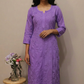 Plus Size Chikankari Plazo Set