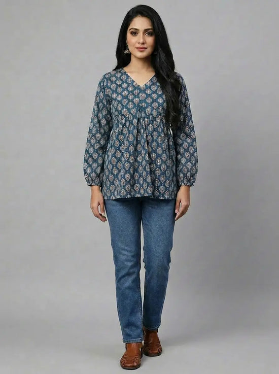 The Gulshan Cotton Short Top